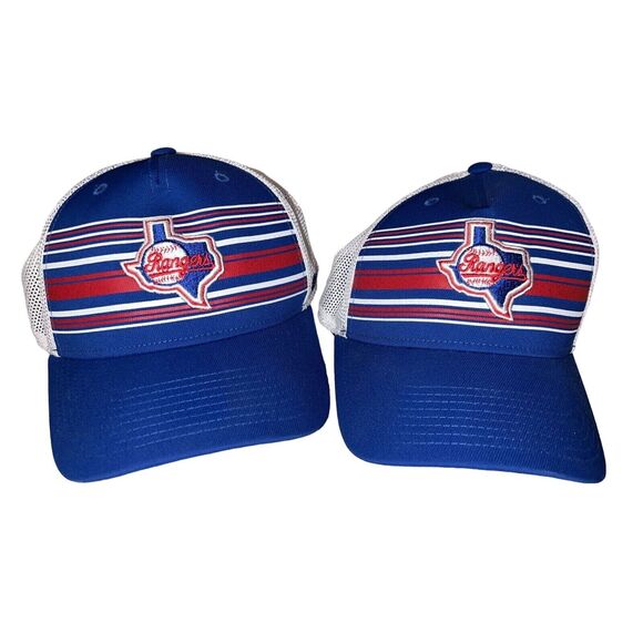 Cooperstown Collection '47 MLB Fitted Texas Rangers Trucker Hats *Lot Of 2* New - Picture 1 of 9